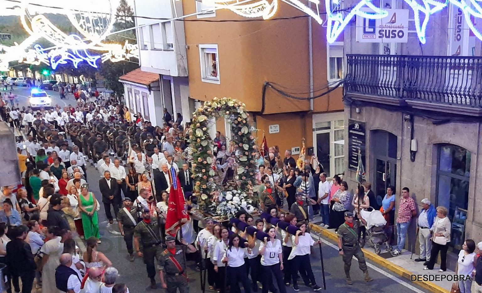 Fuegos artificiales, Pincheiros 2022,, Pobra do Caramiñal – DESDEPOBRA